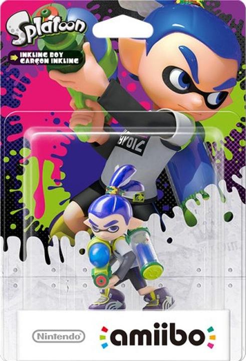 Actual product image Nintendo amiibo Splatoon Inkling Boy (Neon Green) (3DS, Wii U, Switch)