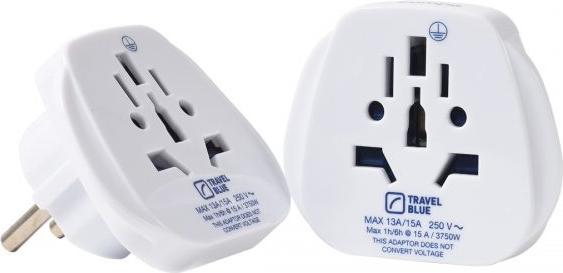 Actual product image Travel Blue Travel Adapter World - Europe, Pack of 2
