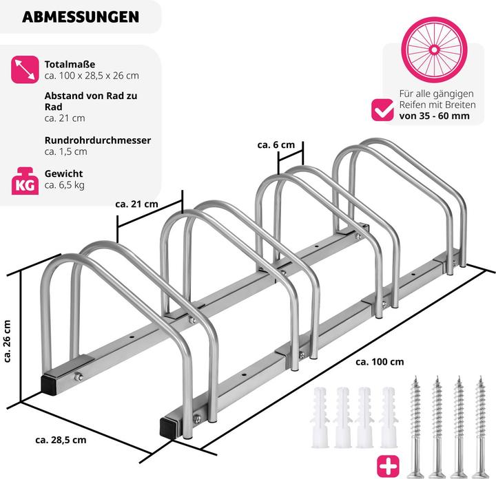Produktbild tectake Fahrradständer