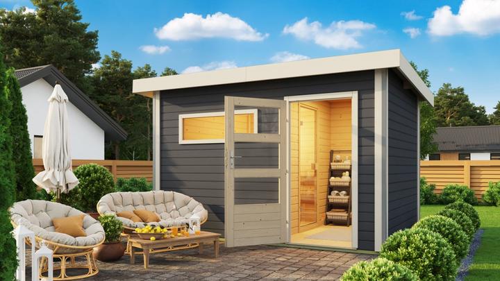 Immagine prodotto Karibu Skrollan 2 con anticamera (9 KW Bio controllo esterno)