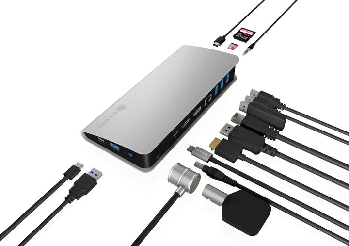 Actual product image Icy Box RaidSonic ICYBOX IB-DK2408-C Docking station 11in1 (USB-C, 1 Ports)