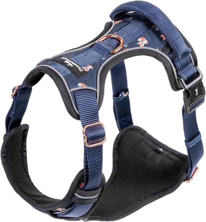 Image du produit Freudentier Atmungsaktives Hundegeschirr mit Griff & Polsterung (M, Chien)