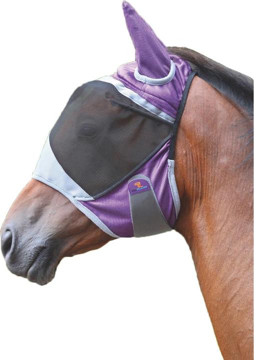 Image du produit Shires Masque anti-mouches pour chevaux avec oreilles Deluxe