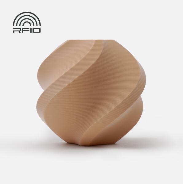 Actual product image Bambu Lab PLA Matte Refill - Latte Brown - 1.75mm (1.75 mm, Brown)