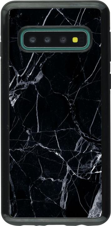 Produktbild PhoneLook Hülle Hybrid Armor schwarz Marble Black 01 (Samsung Galaxy S10+)