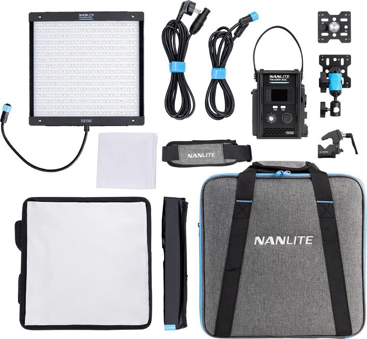Actual product image Nanlite PavoSlim 60C (Studio light, Surface luminaire, Video light)