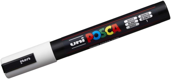 Immagine prodotto Posca Marchio PC-5M a punta tonda (Bianco, 2.50 mm, 1 x)