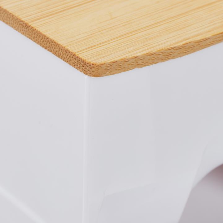Actual product image Relaxdays Cotton Swab Storage Box