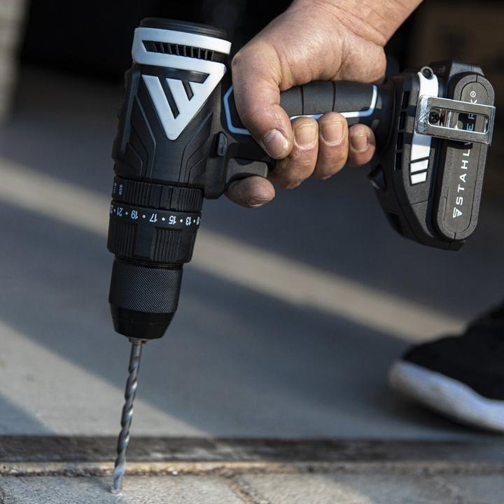 Actual product image Stahlwerk Cordless impact drill ASB-20 ST Brushless with 1 x 4 Ah battery (Rechargeable battery operated)
