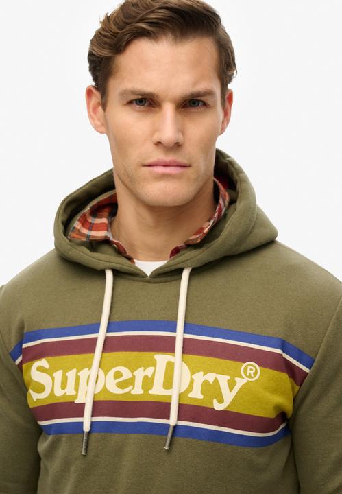 Immagine prodotto Superdry Lässiges Hoodie mit Venue-Logo und Streifendesign (XL)