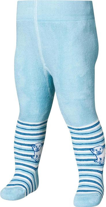 Playshoes Thermo Strumphose Eisbär Gr. 74/80 Hellblau (74/80)