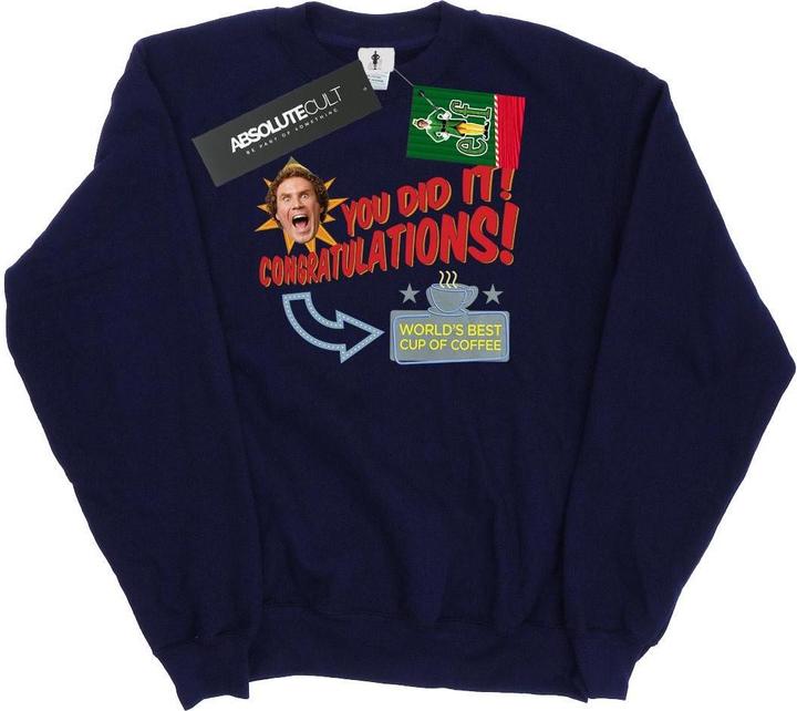 Elf World's Best Coffee Sweatshirt (S)