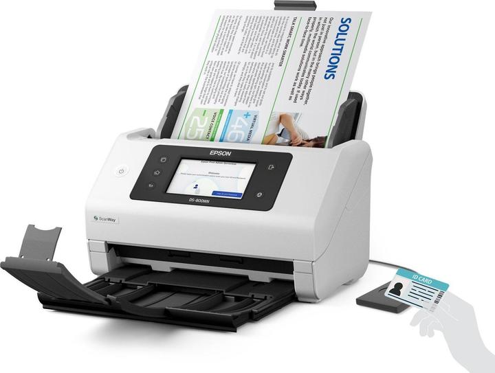 Image du produit Epson Workforce Scanner de documents DS-800WN (USB, USB Host, Ethernet)
