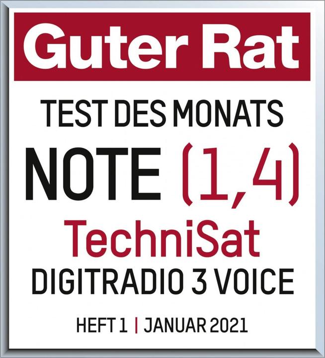 Immagine prodotto TechniSat DigitRadio 3 Voce (DAB, FM)