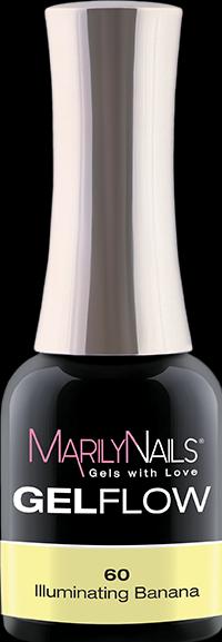 Immagine prodotto Marily Nails GELFLOW - 60 Banane Illuminanti (Banana illuminante, Vernice UV gel)