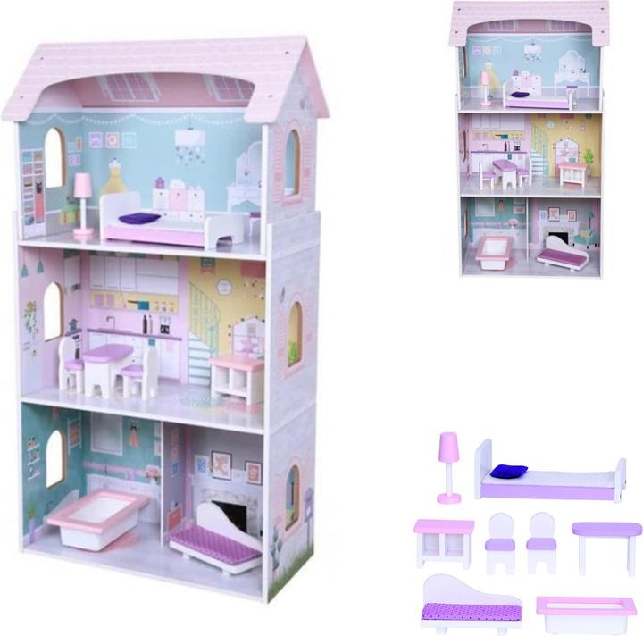 Actual product image Moni Wooden doll house Anna 4121