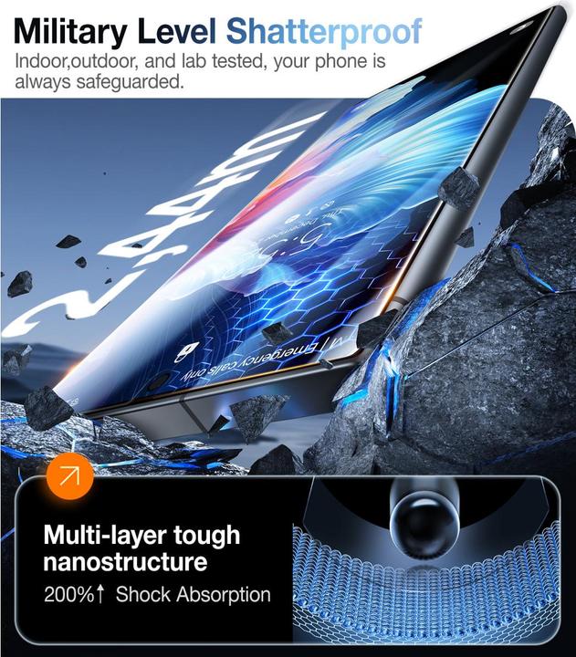 Actual product image Torras Insta-III Master (2 Piece, Samsung Galaxy S24 Ultra)