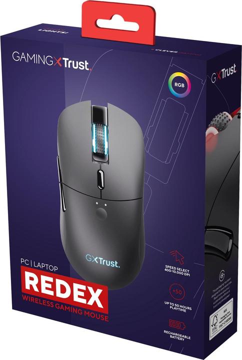 Produktbild Trust GXT 980 Redex (Kabellos, Kabelgebunden)
