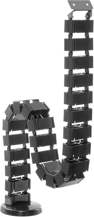 equip 650808 Flur Schwarz 1Stück(e) Kabel-Organizer (Kabeldurchlass, 130 cm)