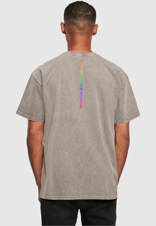 Produktbild Merchcode Hope Rainbow Acid Washed Heavy Oversized Tee - 112853 (XL)