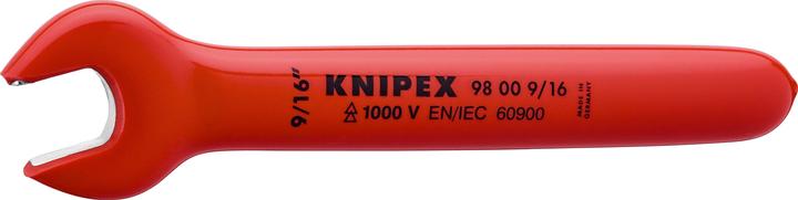Image du produit Knipex Clé à fourche 98 00 ouverture de clé 9/16 pouce gris acier (9/16")