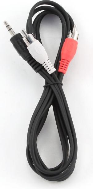 Produktbild Gembird 2xRCA, M/M Audio-Kabel (5 m, Cinch, 3.5mm Klinke (AUX))
