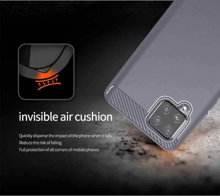 Immagine prodotto Cadorabo TPU Ultra sottile in acciaio inossidabile al carbonio Combi Cover (Samsung Galaxy A42 5G)