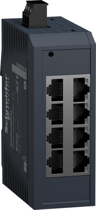 Actual product image Schneider Electric Unmanaged Switch 8TX 10/100Mbps (8 Ports)