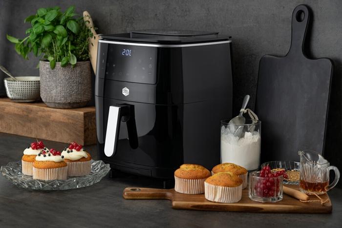 Immagine prodotto OBH Nordica FW2018S0 Friggitrice Singola 6,5 L Stand-alone Friggitrice ad aria calda Nero