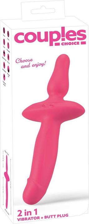 Productafbeelding Couples Choice 2in1 vibrator + buttplug