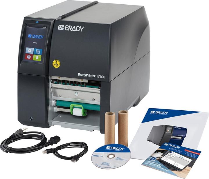 Actual product image Brady BradyPrinter i7100-600-P-ESD-EU, thermal transfer printer, max. width 110 mm, 600 dpi, USB, Se (600 dpi)