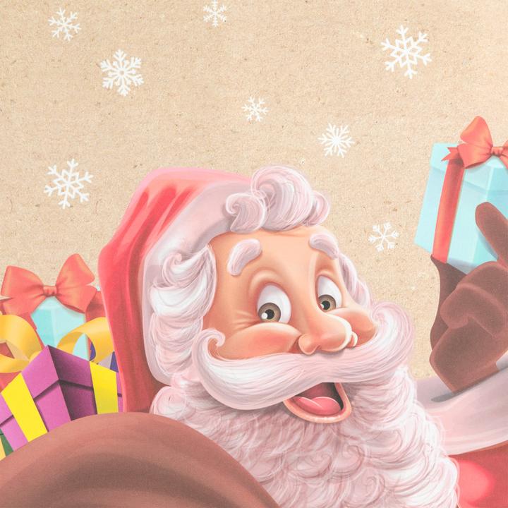 Immagine prodotto Idena Sacchetto regalo Babbo Natale multicolore 21x11x27cm (Borsa da regalo)