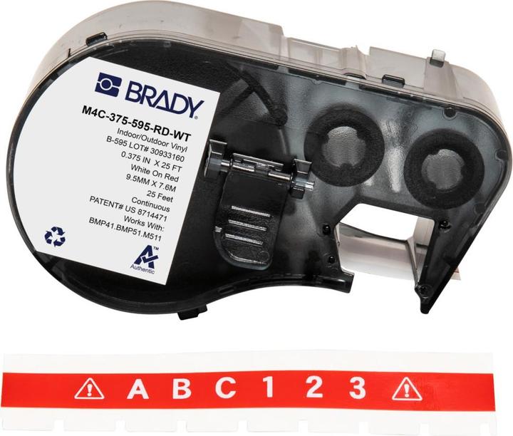 Actual product image Brady BMP41/BMP51/BMP53/M511 Label