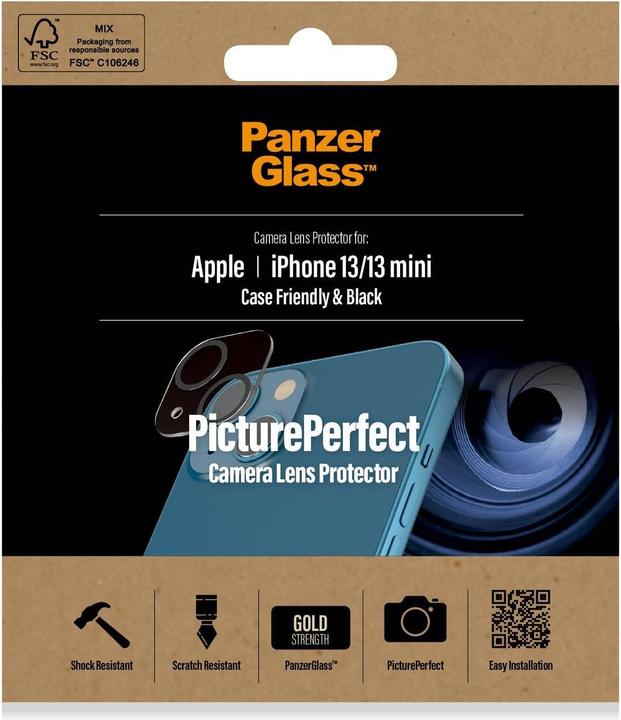 Actual product image PanzerGlass Camera Protector (1 Piece, Apple iPhone 13 mini, Apple iPhone 13)