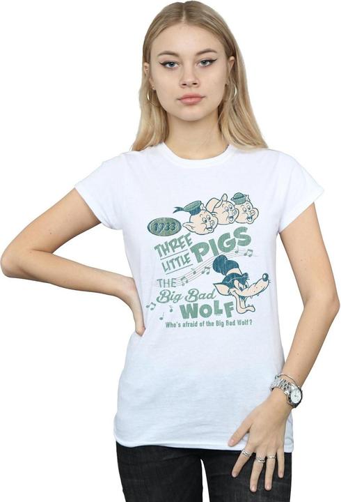 Produktbild Disney Three Little Pigs Who's Afraid Of The Big Bad Wolf TShirt (XXL)