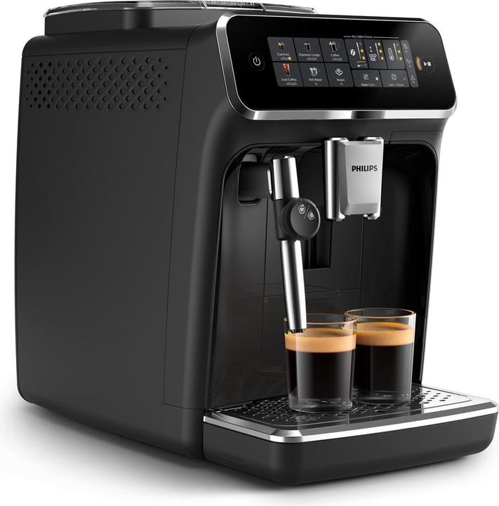 Produktbild Philips Built-in milk frother Fully Automatic Black 1500 W Espresso Coffee Maker EP3321/40...