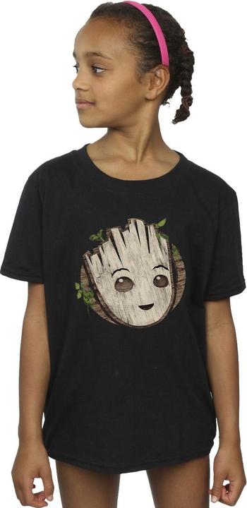 Immagine prodotto I Am Groot Wooden Head Maglietta Ragazze (116)