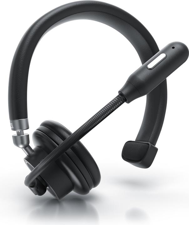 Produktbild CSL Wireless Headset, Bluetooth Kopfhörer mit flexiblem hochklappbarem Mikrofon, kabellos, leicht (Kabellos, USB-A)