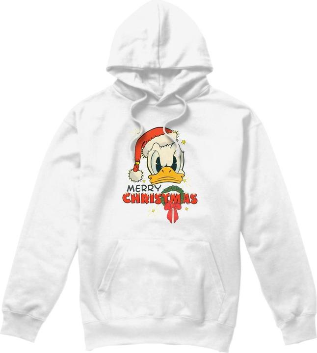 Immagine prodotto Disney Merry Christmas Felpa con Cappuccio Daffy Duck Uomo (L)
