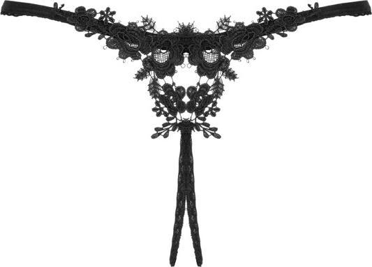 Produktbild Obsessive Celia Noir String Xl/Xxl (XL, XXL)