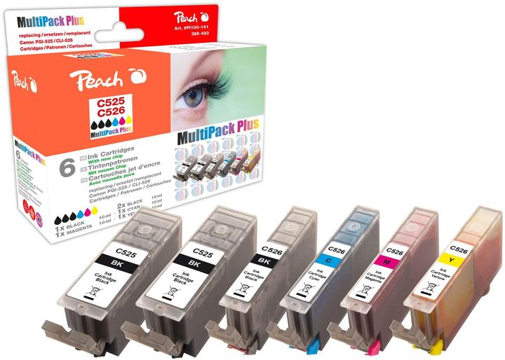 Produktbild Peach Pgi-525, Cli-526 (M, C, BK, PBK, Y)