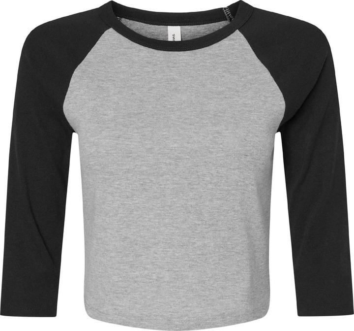 Immagine prodotto Bella Canvas Maglietta Corta Raglan Manica a 3/4 Donna (S)