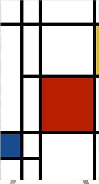Produktbild Paperflow Dekorative Trennwand MONDRIAN