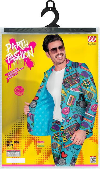 Produktbild Widmann 80er JAHRE PARTY FASHION ANZUG (Jackett, Hose), XXL (XXL)