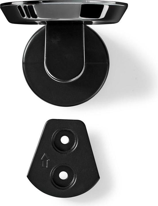 Produktbild Nedis Lautsprecherhalter Lautsprecherhalter Google Home Wand 2 kg Fest Metall/Stahl Schwarz Schwarz (1 Stk., Wandmontage, Nicht beweglich)