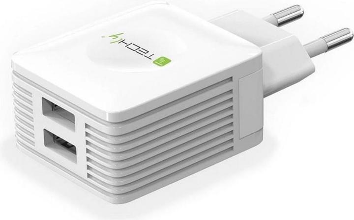 Actual product image Techly Two ports USB charger 2x USB 5V 2.1A&2.1A (10.50 W)