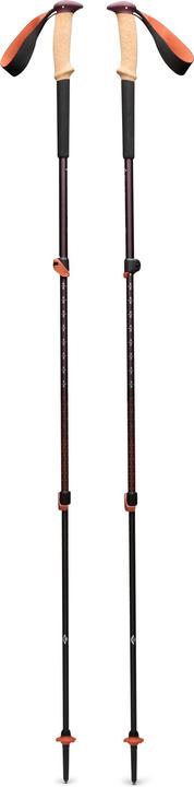 Black Diamond Trekkingst?cke Trail Cork (anthrazit/orange, 1 Paar, 100-140 cm) (100 - 140 cm)