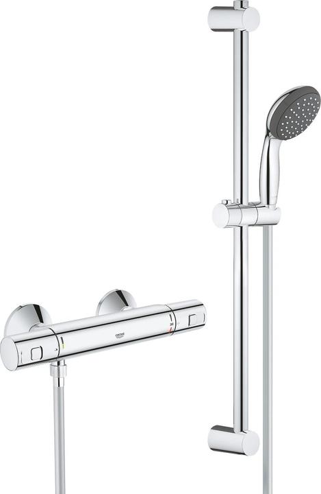 Actual product image Grohe Precision Start Thermostatische Douchekraan - Met Vitalio doucheset - 15 cm hartafstand (15 cm)