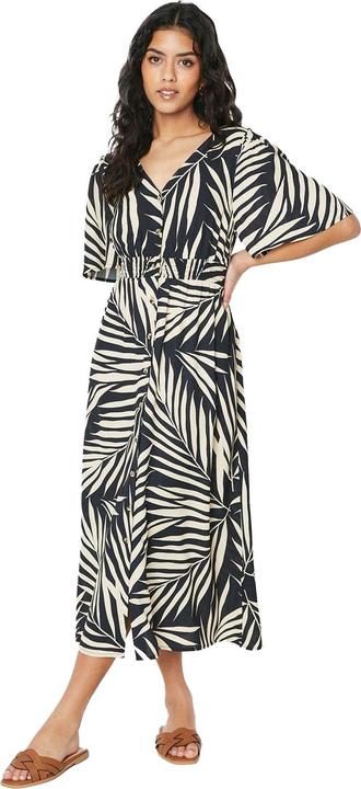Immagine prodotto Dorothy Perkins Vestito Midi Piccola Impronta del Palmo Dettaglio a Bottone Donna (42 D)