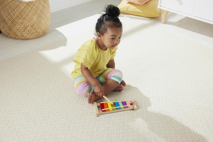 Actual product image Fisher-Price colourful xylophone with wooden hammer game (Multilingual)